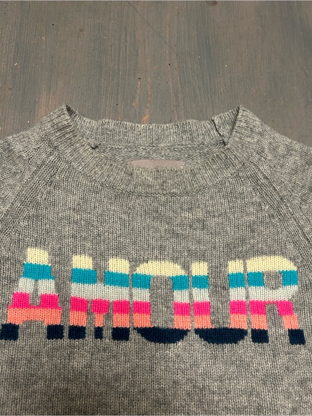 Zadig & Voltaire Grey cashmere sweater ❤️